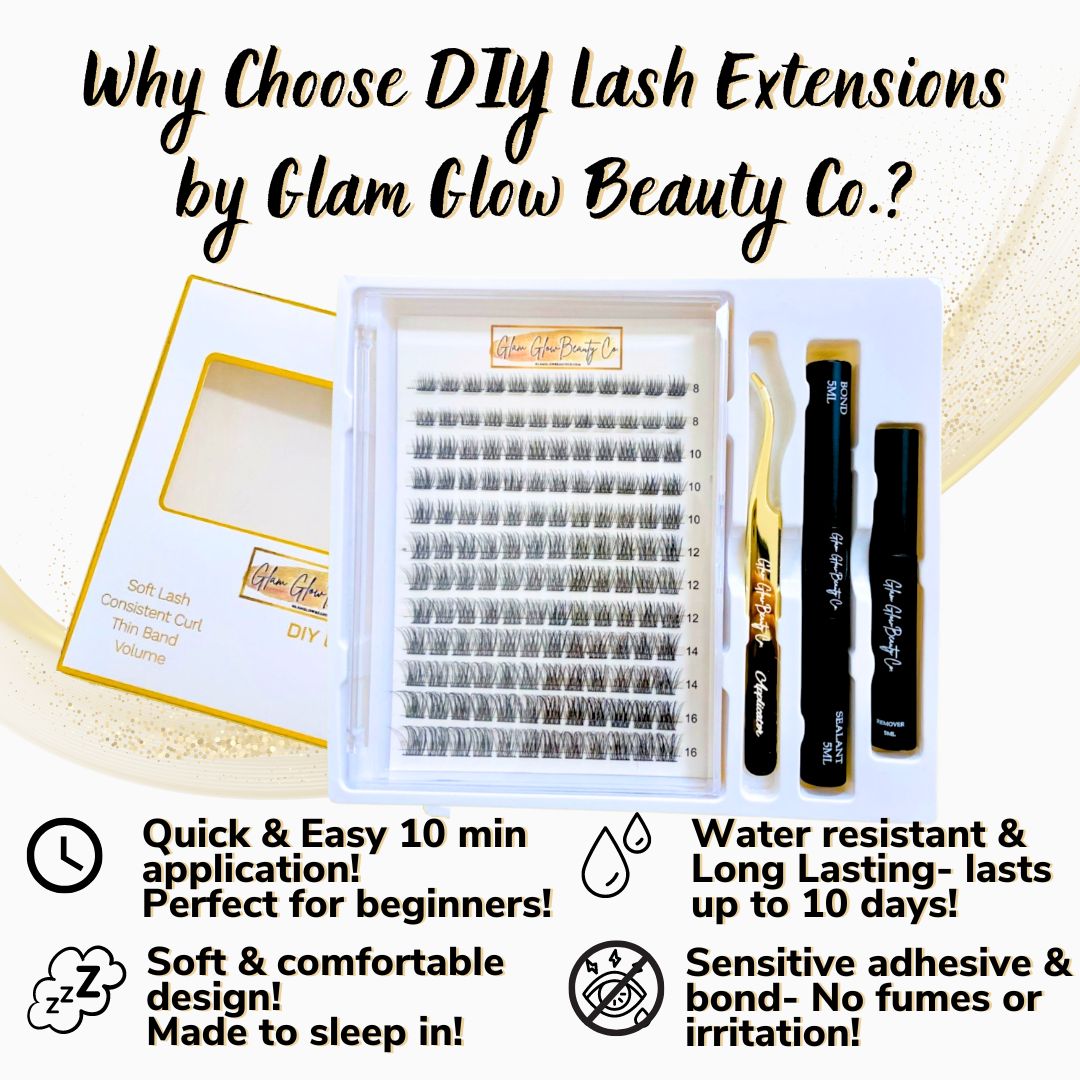 Glam On The Go DIY Lash Extensions Cluster Lashes