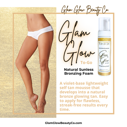 Glam Glow On The Go Self Tanner Bronzing Foam